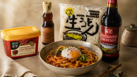אטריות חמאת גוצ'וג'אנג - Gochujang Butter Noodles בבית