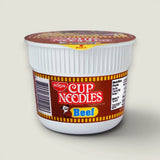 מרק נודלס בכוס בטעם בקר, 40 גרם, Nissin