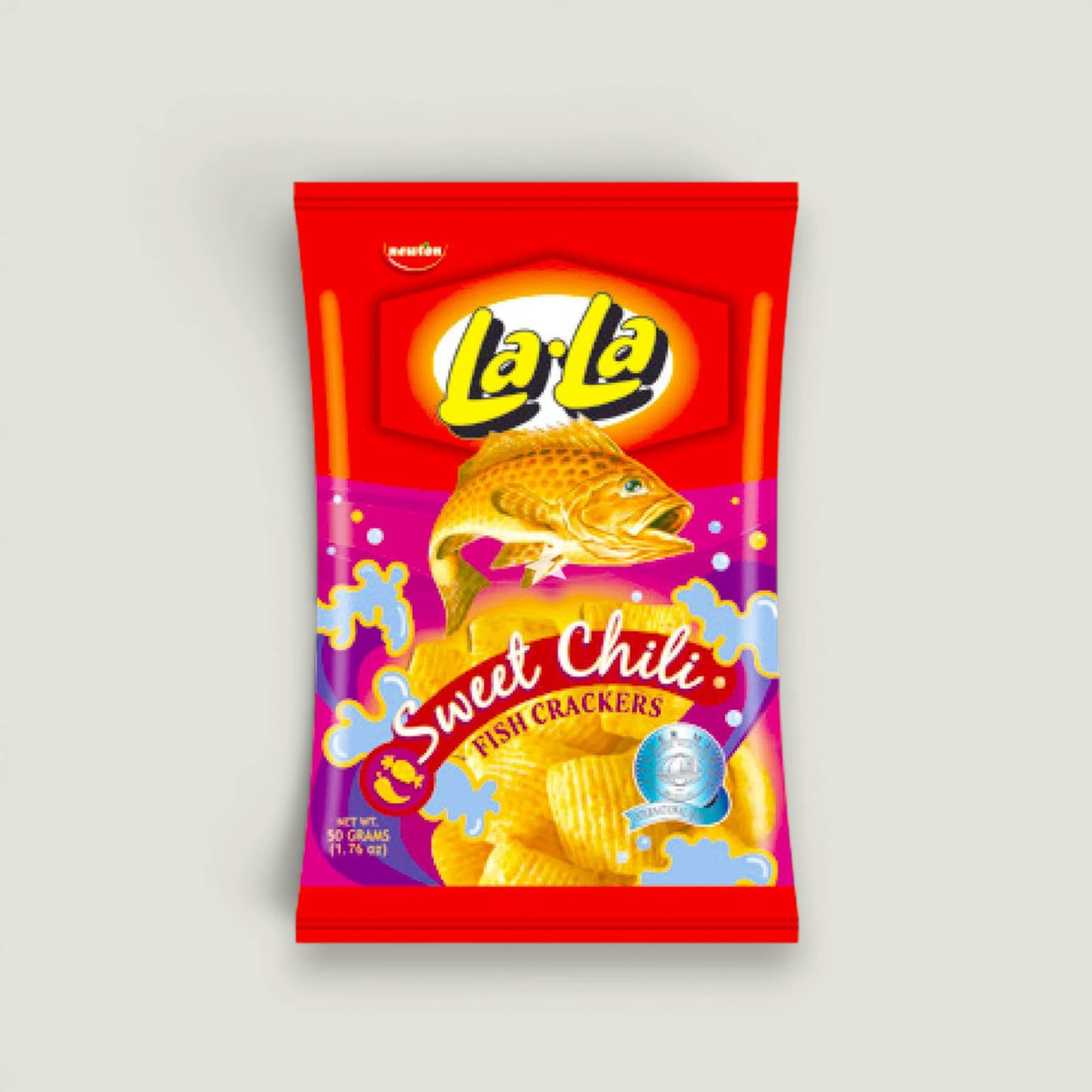LaLa - קרקרי דגים בטעם צ'ילי מתוק 100 גרם
