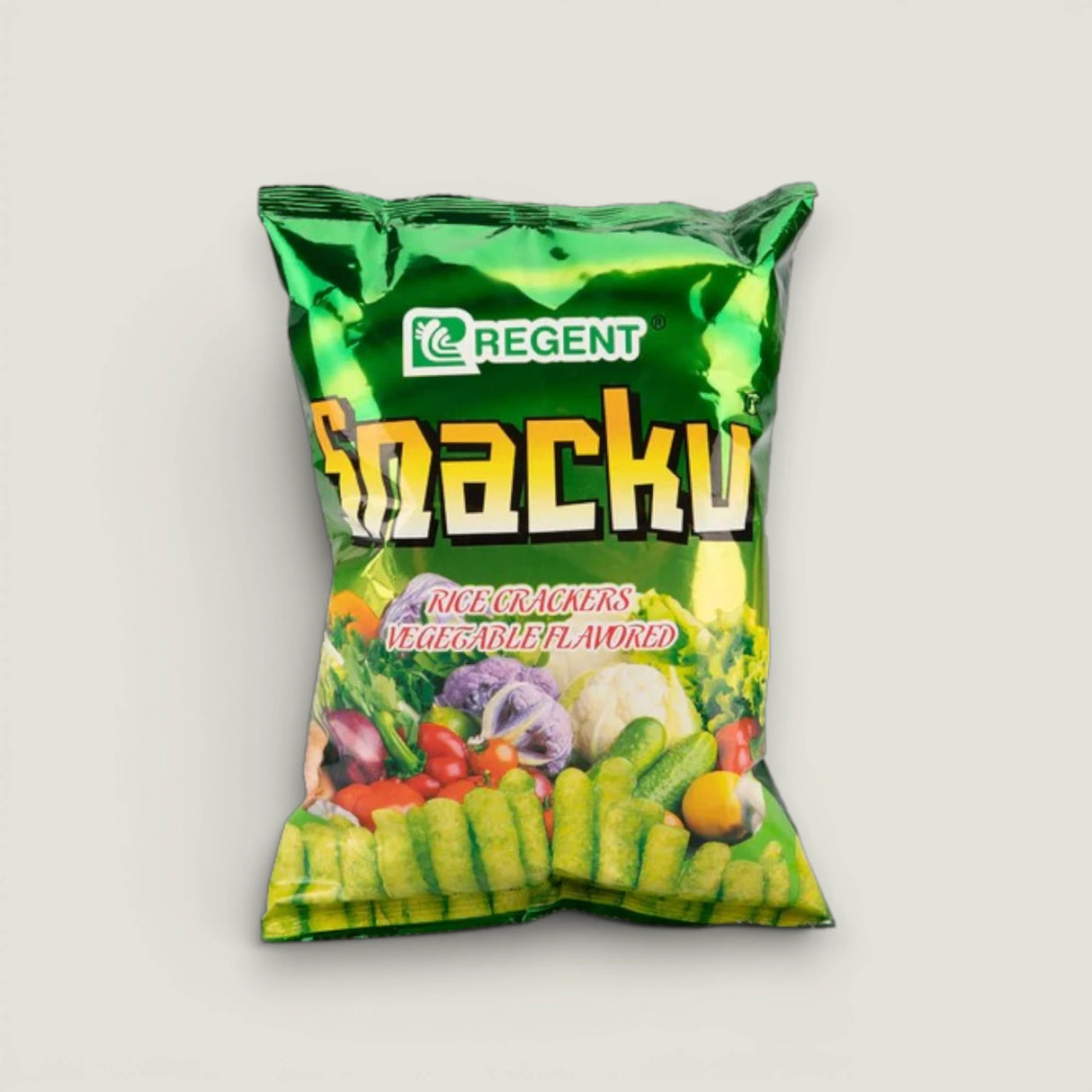 Regent Snacku - קרקרים מאורז בטעם ירקות 60 גרם