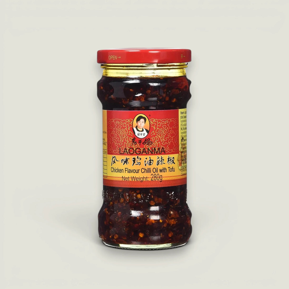 שמן צ׳ילי Lao Gan Ma בטעם עוף 280 גרם