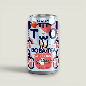 תה חלב בובה עם טפיוקה, 315 מ"ל · Boba Cat