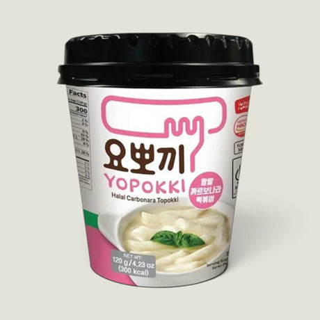 טוקבוקי להכנה מהירה בטעם קרבונרה, 120 גרם, Yopokki