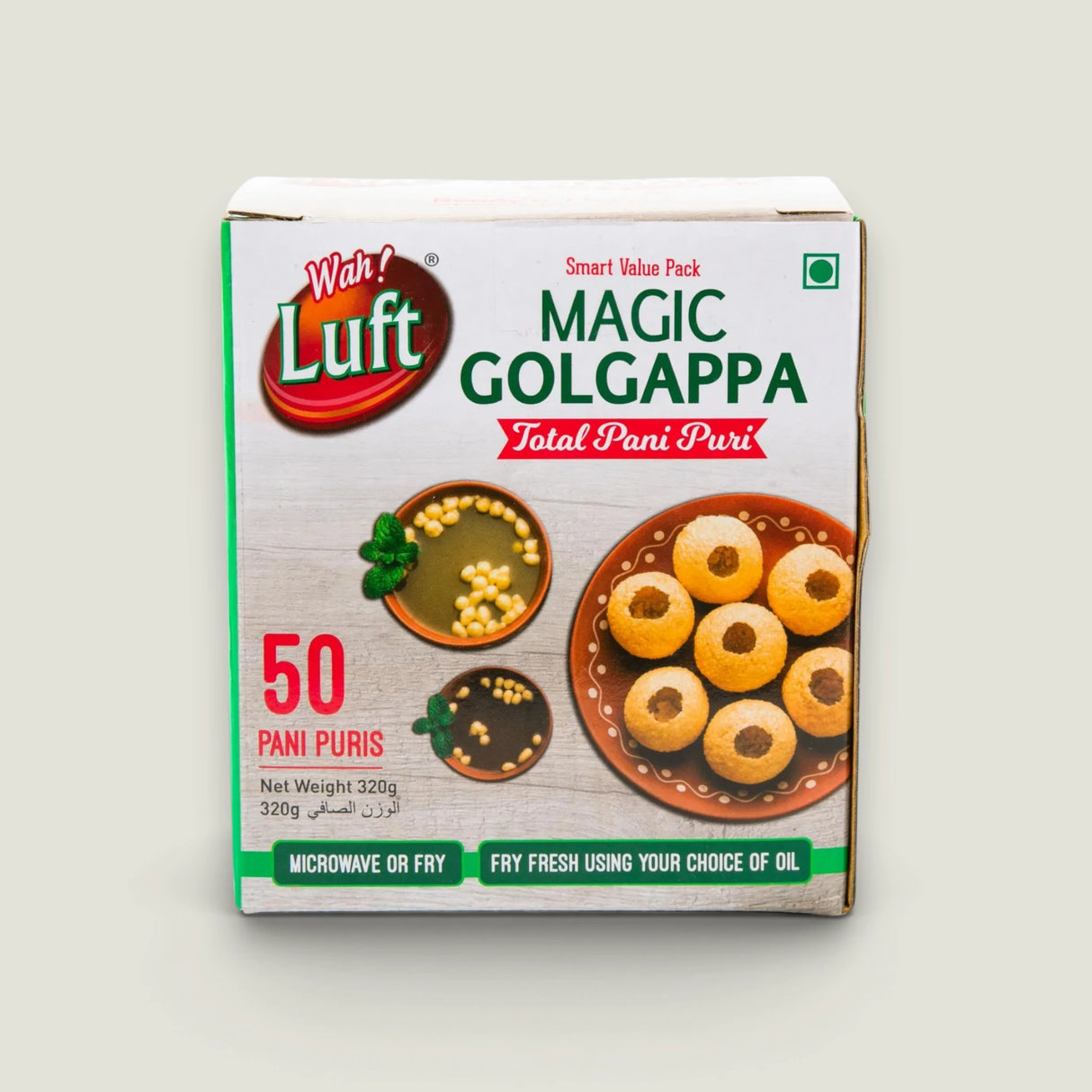 ערכה להכנת גולגאפה (פאני פורי), 320 גרם · Wah! Luft
